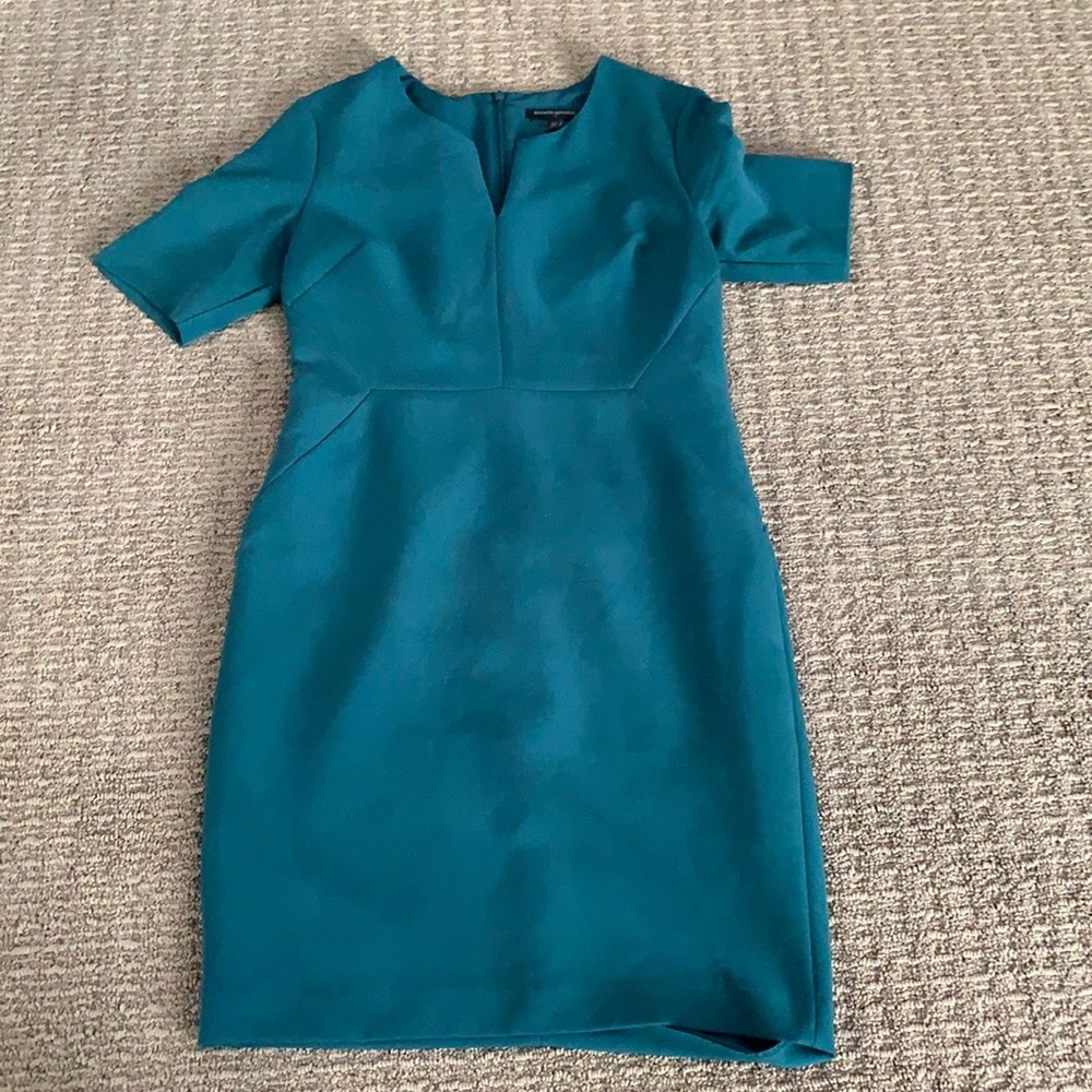 Banana republic green dress size 6P